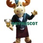 Adult Moose Mascot Costume