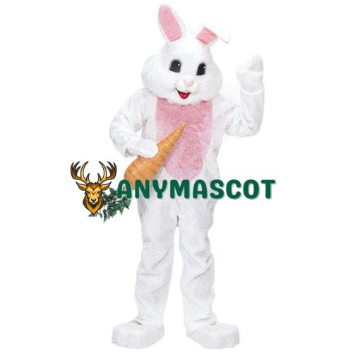 Pink Easter Rabbit Mascot Costume