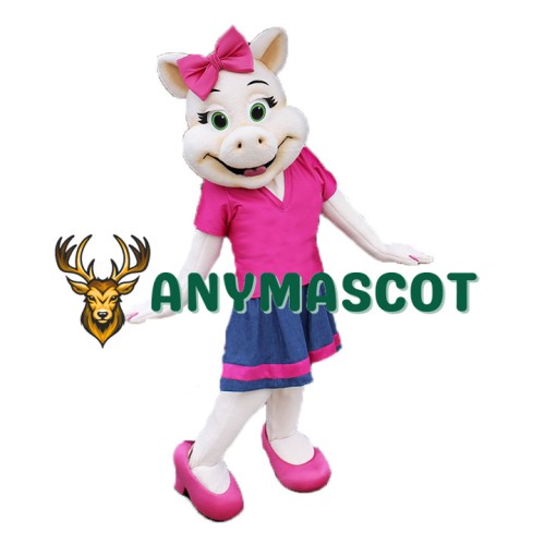  Beautiful Female Pig Mascot Costume