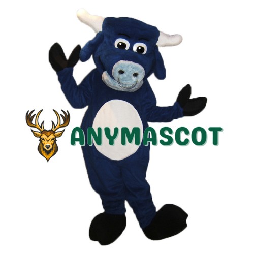 Blue Bull Mascot Costume