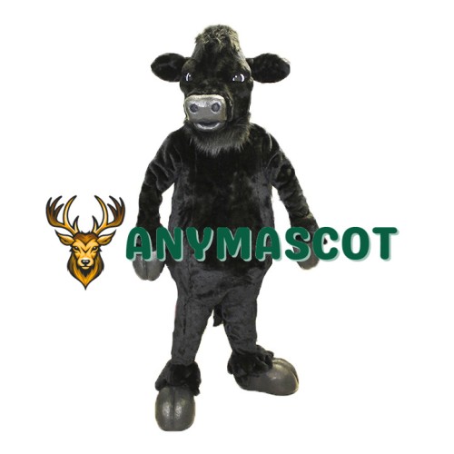 Black Cow Mascot Costume
