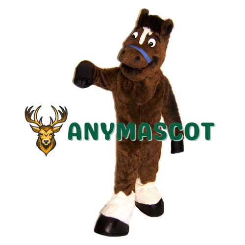 Brown Horse Mascot Costume