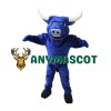 Blue Bull Mascot Costume