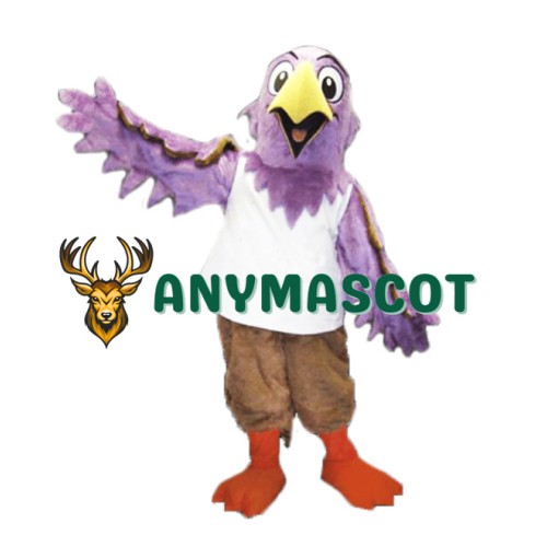 Pink Eagle Mascot Costume