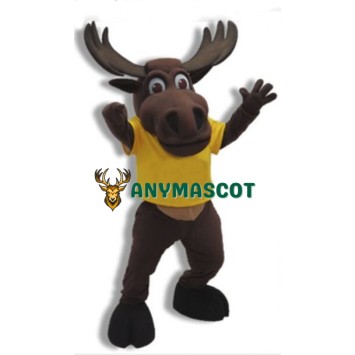 College Moose Mascot Costume
