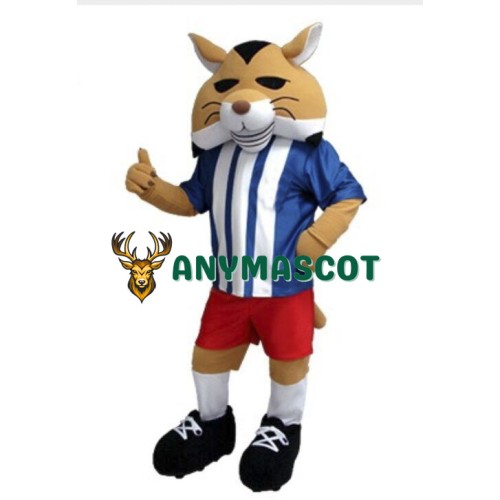 Soccer Wildcat Mascot Costume