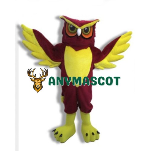 Red Owl Mascot Costume