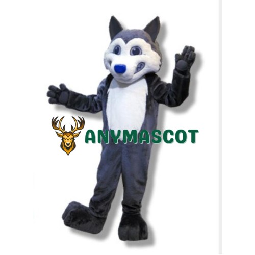School Husky Mascot Costume