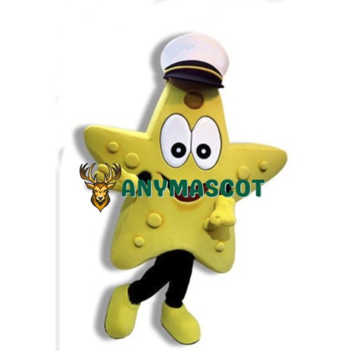 Happy Starfish Mascot Costume