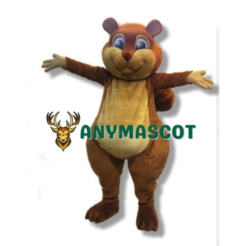 Happy Squirrel Mascot Costume