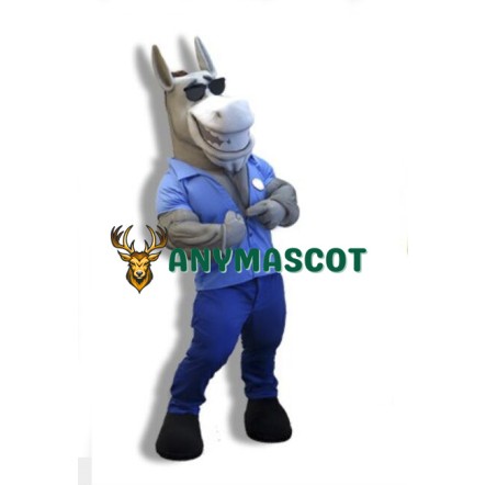 Power Donkey Mascot Costume