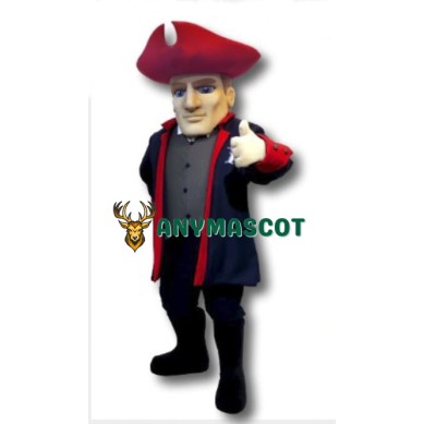 College Pioneer Mascot Costume