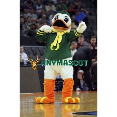 College Duck Mascot Costume