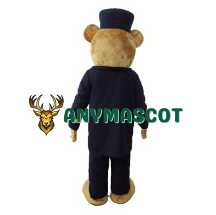Gentleman Teddy Bear Mascot Costume