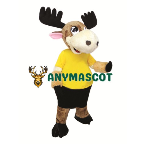 Super Cute Moose Mascot Costume