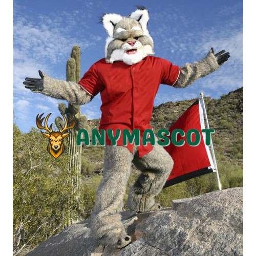 Brand New Fierce Wildcat Mascot Costume