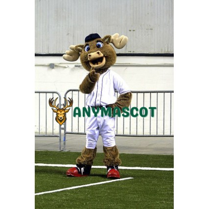Baseball Moose Mascot Costume