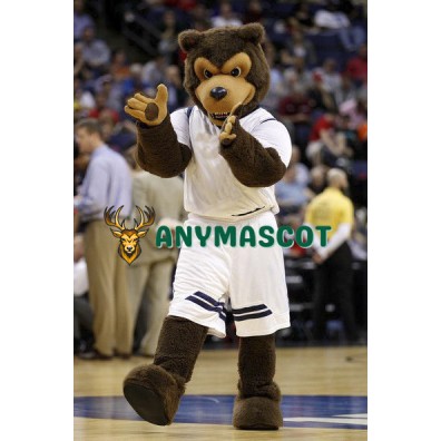 Brown Wolf Mascot Costume