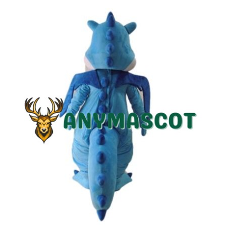 Blue Dinosaur Mascot Costume