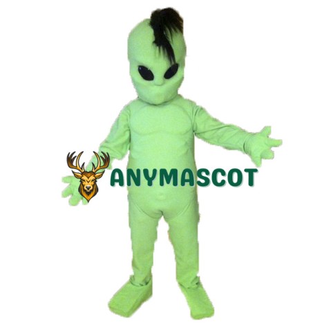 Adult Green Alien Mascot Costume