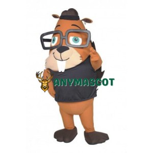 Cute Lightweight  Squirrel Mascot Costume