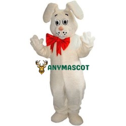  White Lightweight Rabbit Mascot Costume