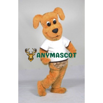 Cute Yellow Lightweight Dog Mascot Costume