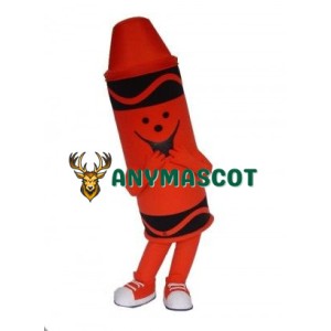 Red Crayola Mascot Costume