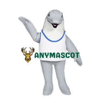 Cute Lightweight Dolphin Mascot Costume