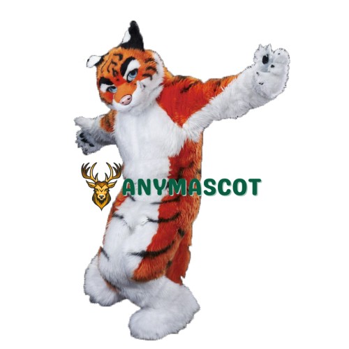 Furry Tiger Mascot Costume