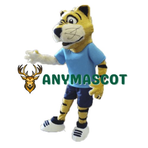 College Furry Tiger Mascot Costume