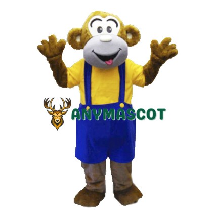 Adult Happy Monkey Mascot Costume