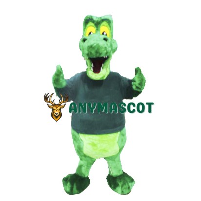 Green Alligator Mascot Costume