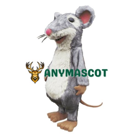 Fluffy Mouse Mascot Costume