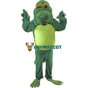 Old Alligator Mascot Costume