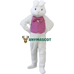 Deluxe White Bunny Rabbit Mascot Costume