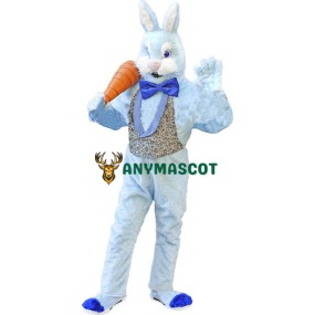 Deluxe Blue Bunny Rabbit Mascot Costume