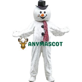 Christmas Snowman Mascot Costume