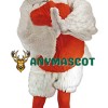 White & Red Duck Mascot Costume
