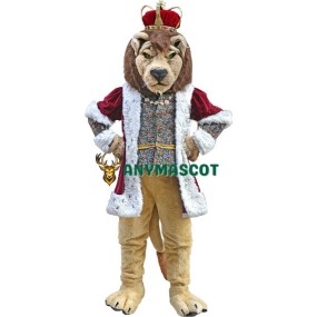 Deluxe King Lion Mascot Costume
