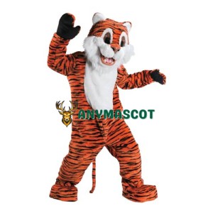 Adult Deluxe Tiger Mascot Costume