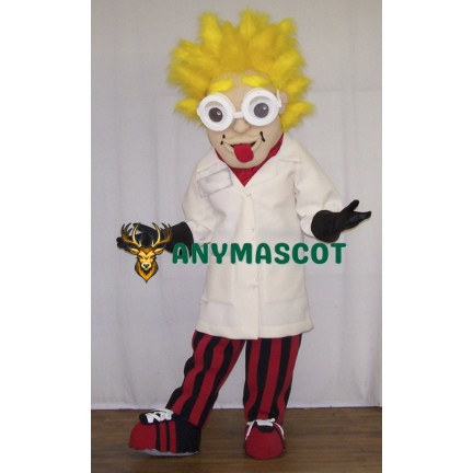 Crazy Professor Mascot Costume