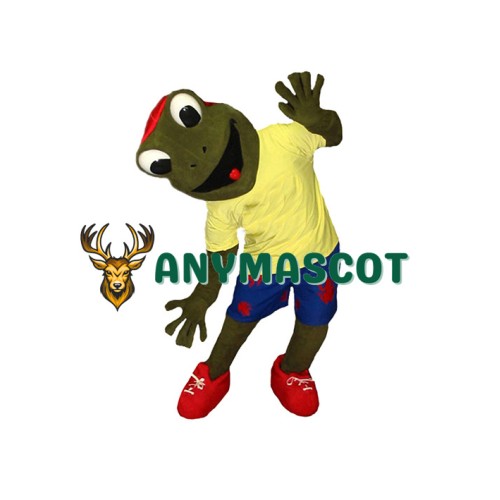 Happy Frog Mascot Costume