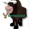 Two Person Bull Mascot Costume