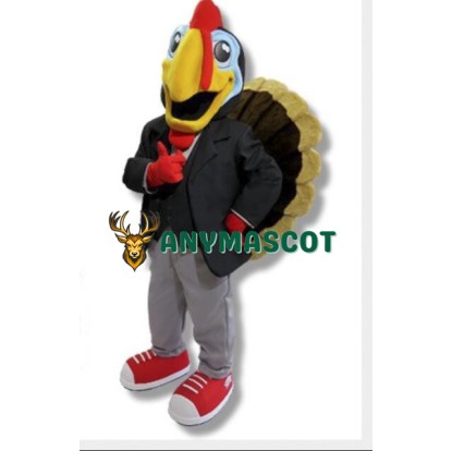 Gentleman Turkey Mascot Costume