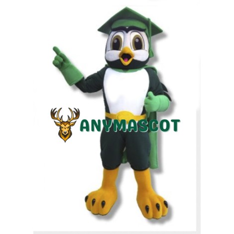 College Power Owl Mascot Costume