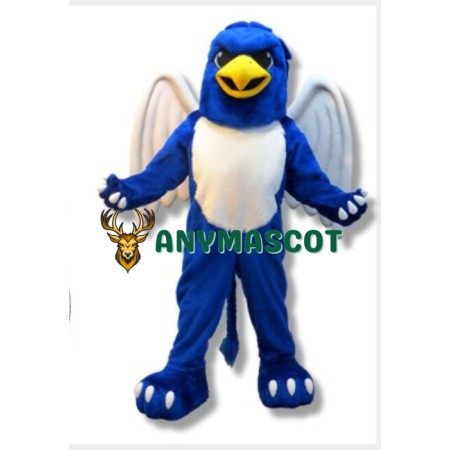 Blue Gryphon Mascot Costume