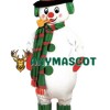 Xmas Snowman Mascot Costume