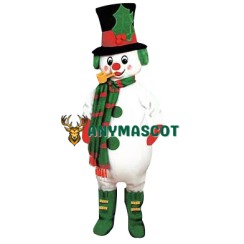 Xmas Snowman Mascot Costume