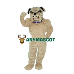 Realistic Bulldog Mascot Costume